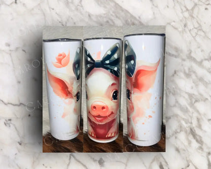 Cute As A Button – Pink Tumbler