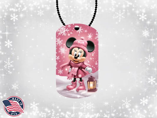 Cuteness For Christmas – Pink Necklace