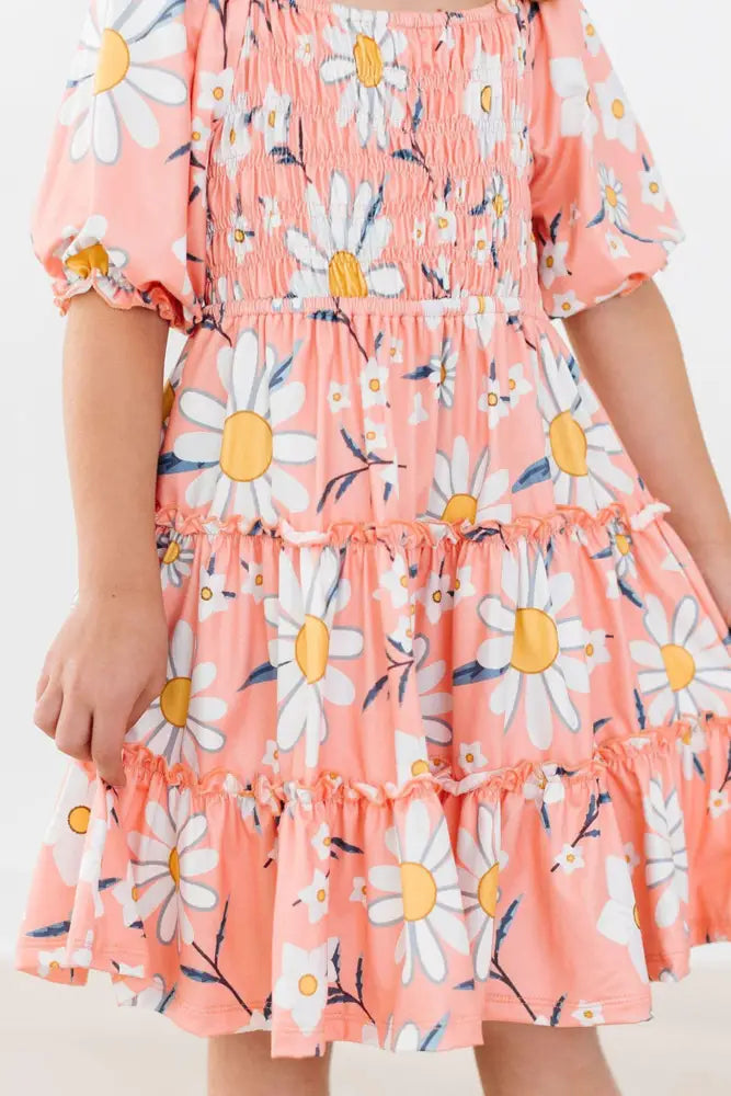 Daisy Darling Smocked Ruffle Dress - Smocked Ruffle Dress