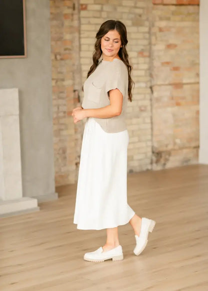 Danya Knit Sweater Skirt - FINAL SALE - IC Tops