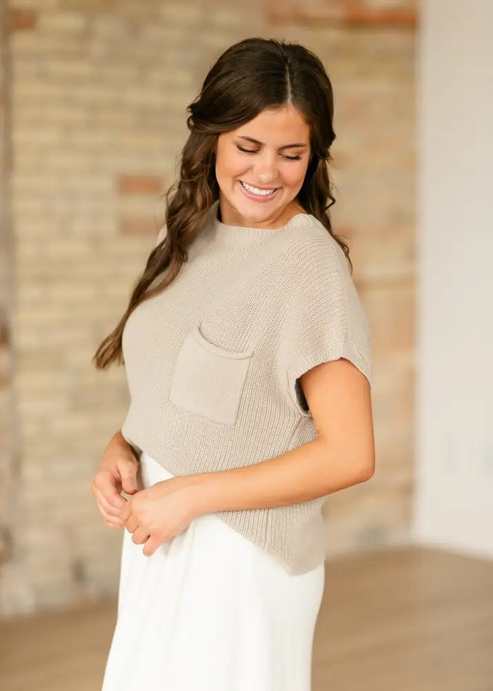 Danya Knit Sweater Top - FINAL SALE IC Tops