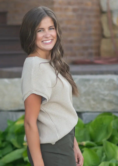 Danya Knit Sweater Top - FINAL SALE IC Tops