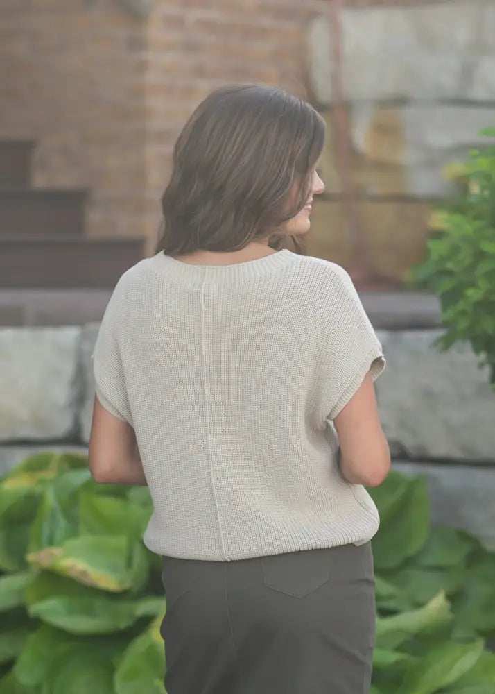 Danya Knit Sweater Top - FINAL SALE IC Tops