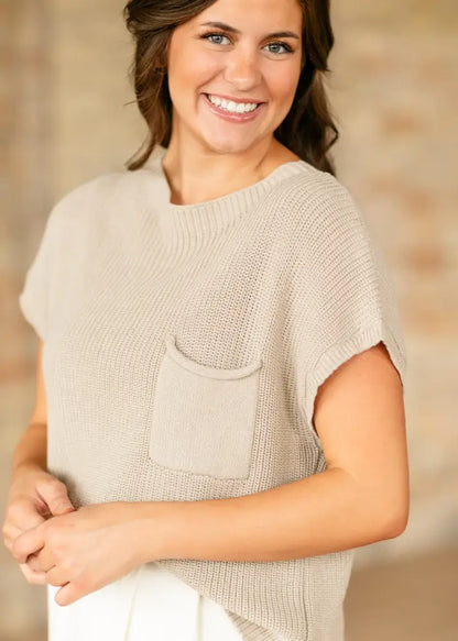 Danya Knit Sweater Top - FINAL SALE IC Tops