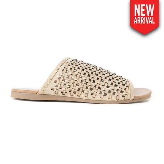 Dawnlace Desert Curve Sandals in Beige - Shoes