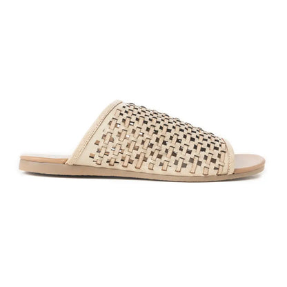 Dawnlace Desert Curve Sandals in Beige - Shoes