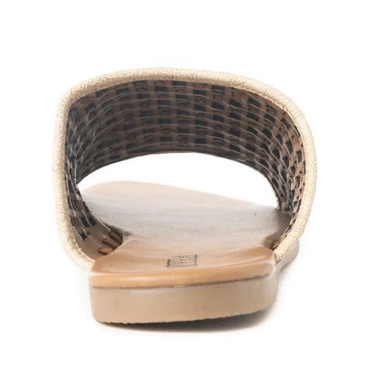 Dawnlace Desert Curve Sandals in Beige - Shoes