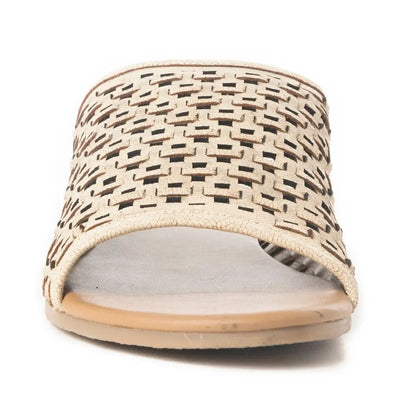 Dawnlace Desert Curve Sandals in Beige - Shoes