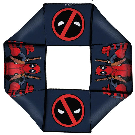 Deadpool - Multi - Dog Toy Squeaky Octagon Flyer