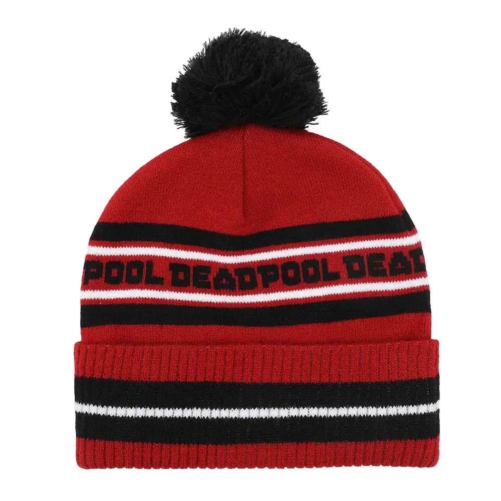 Marvel Deadpool Pom-Pom Knit Hat Hats