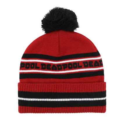 Marvel Deadpool Pom-Pom Knit Hat Hats
