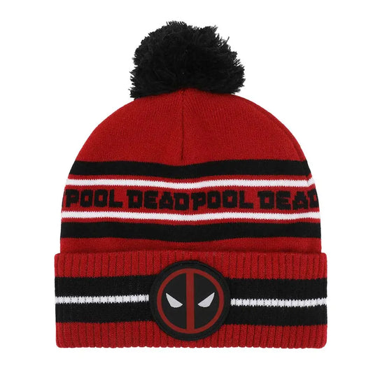 Marvel Deadpool Pom-Pom Knit Hat Hats