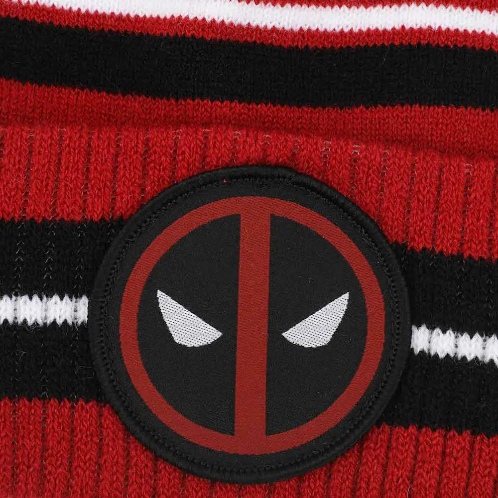Marvel Deadpool Pom-Pom Knit Hat Hats