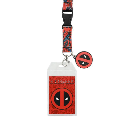 Deadpool Marvel Logo Breakaway Lanyard Lanyards