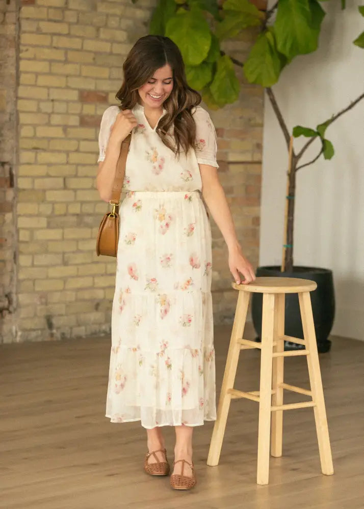 Dempsey Puff Short Sleeve Top - FINAL SALE - IC Tops