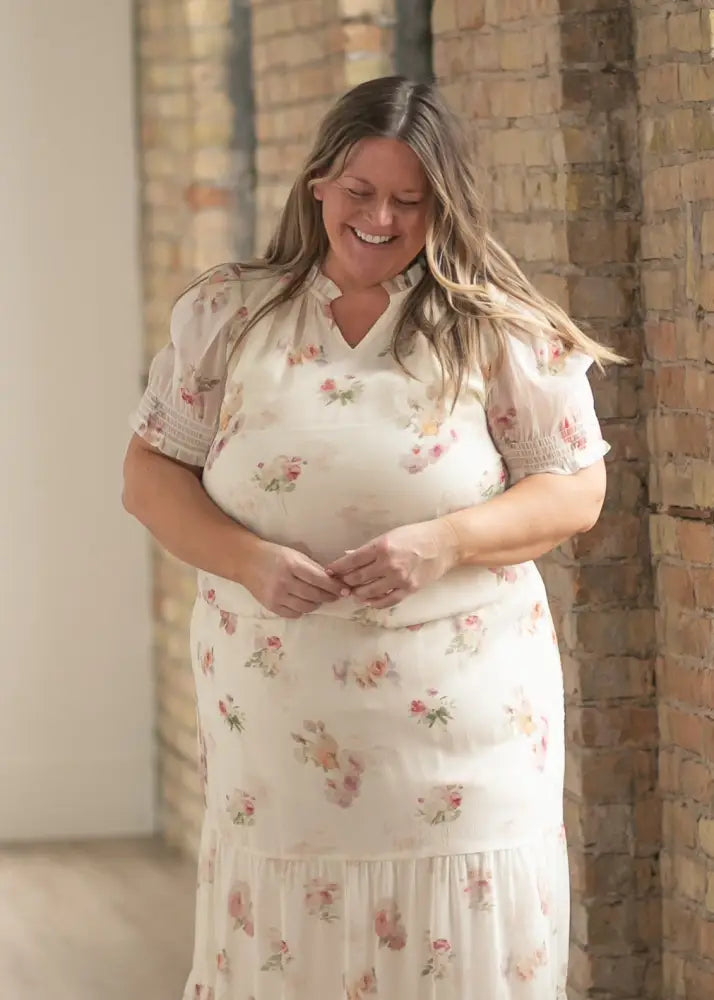 Dempsey Puff Short Sleeve Top - FINAL SALE - IC Tops
