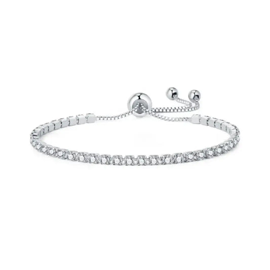 Diamond are Forever – White Bracelet