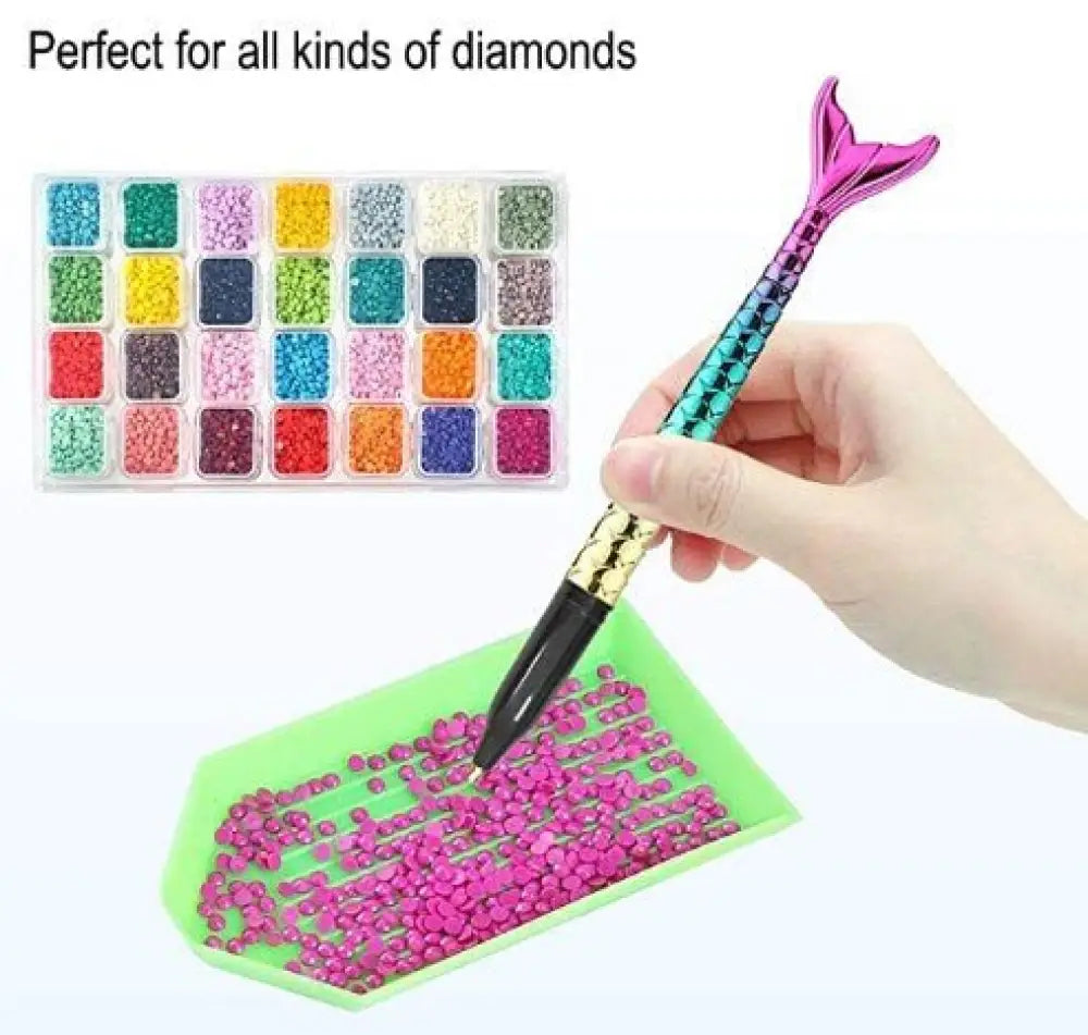 Diamond Painting Mermaid Pen - Art & Craft Kits