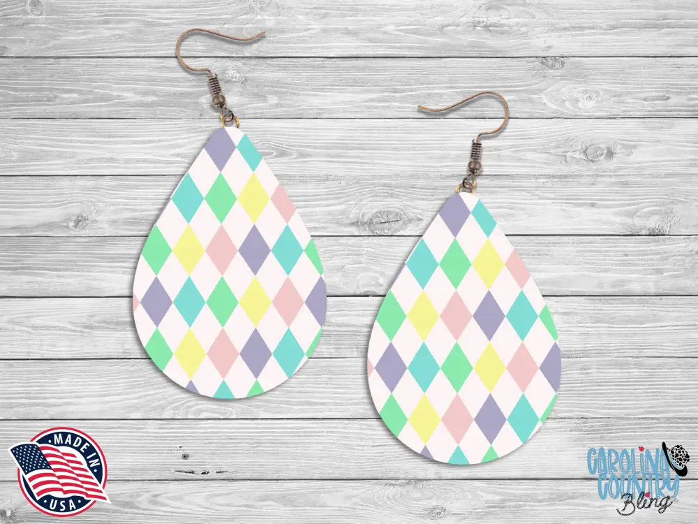 Diamonds of Color – Multi Earrings