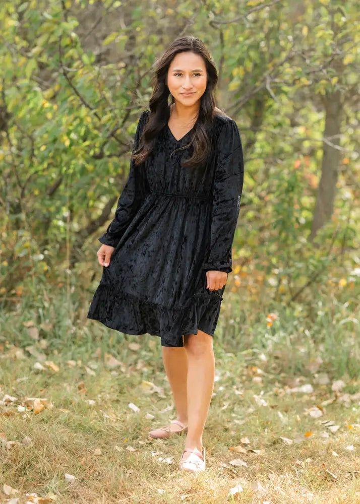 Diana Velvet Midi Dress - FINAL SALE IC Dresses