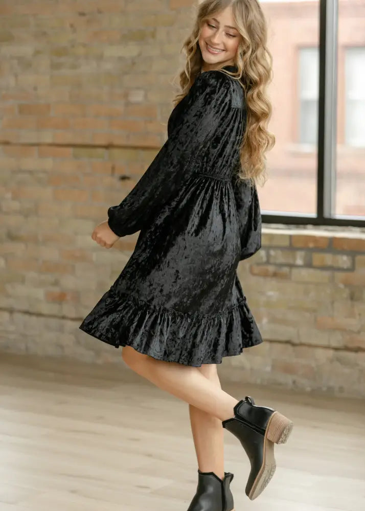 Diana Velvet Midi Dress - FINAL SALE IC Dresses