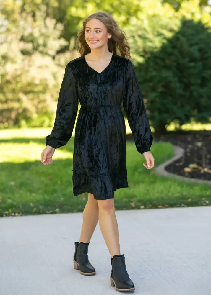 Diana Velvet Midi Dress - FINAL SALE IC Dresses