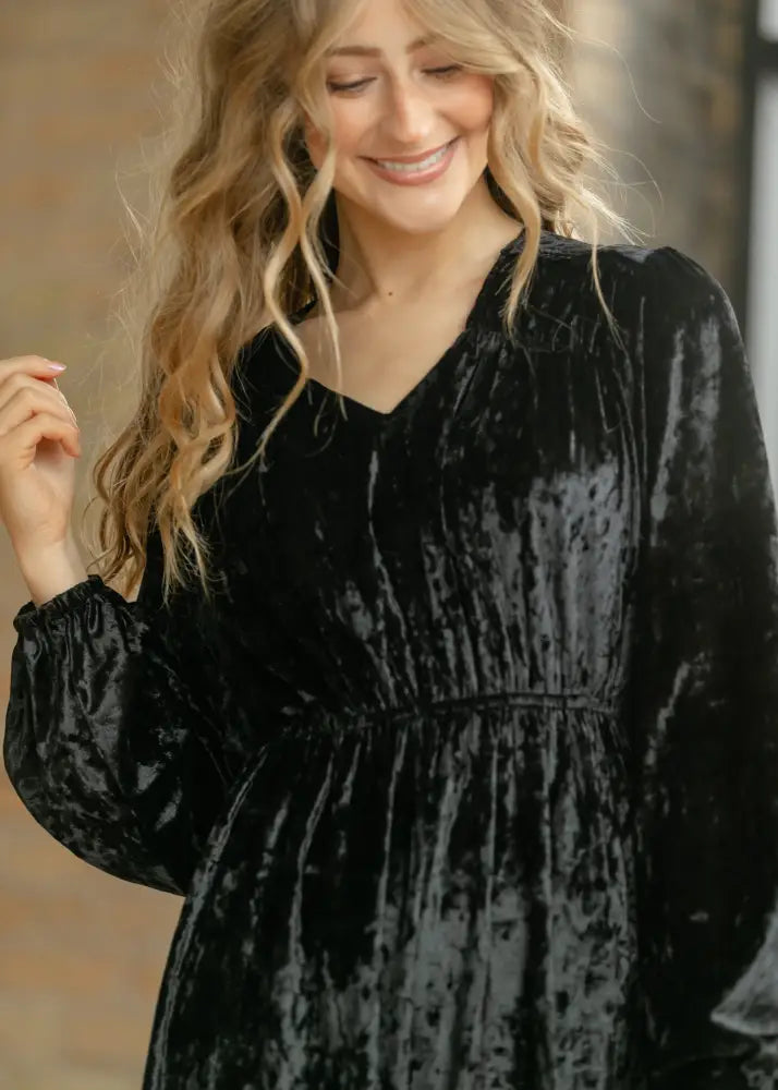 Diana Velvet Midi Dress - FINAL SALE IC Dresses