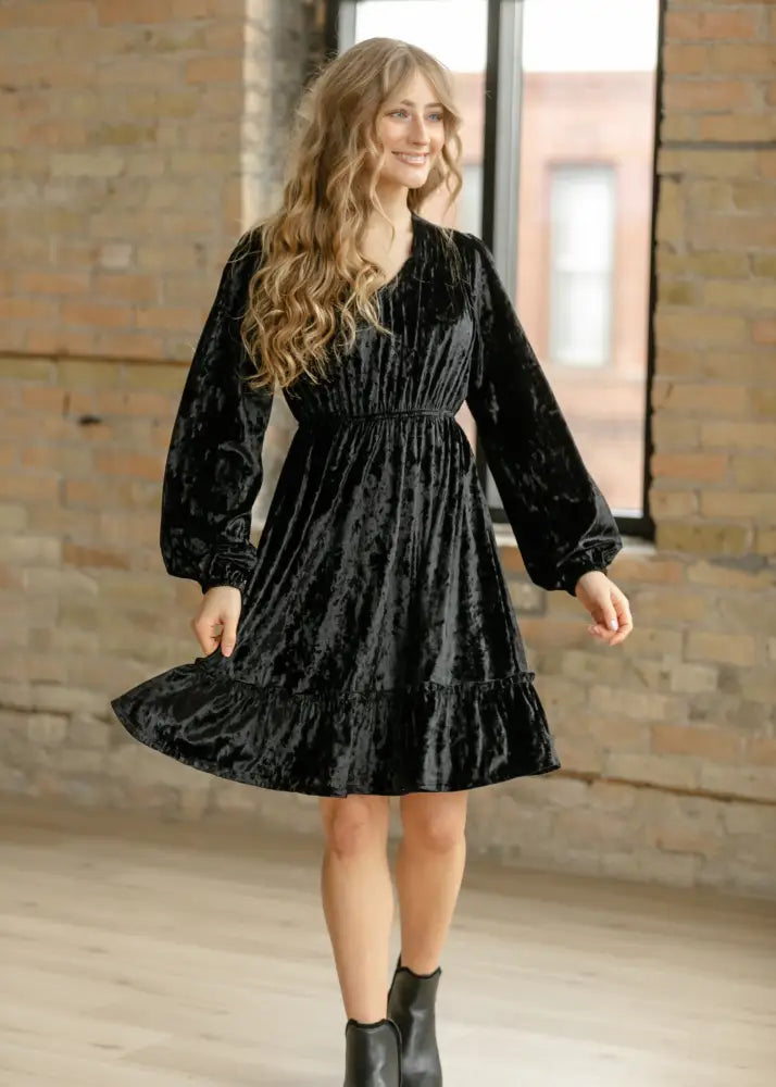 Diana Velvet Midi Dress - FINAL SALE IC Dresses