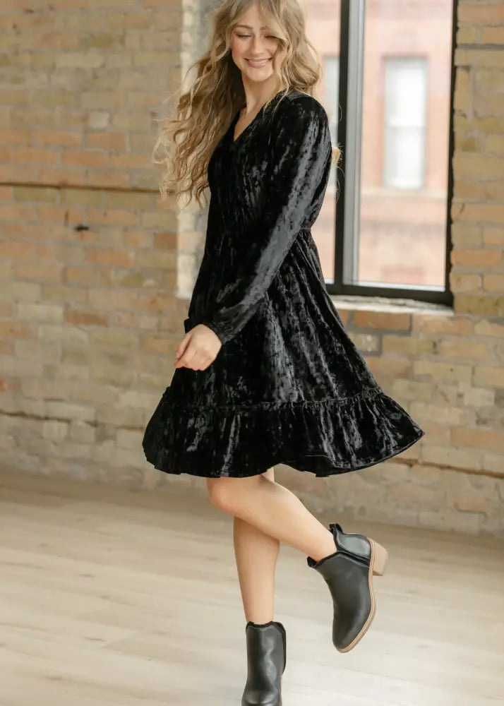 Diana Velvet Midi Dress - FINAL SALE IC Dresses