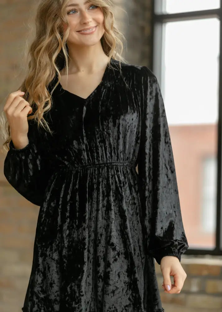 Diana Velvet Midi Dress - FINAL SALE IC Dresses