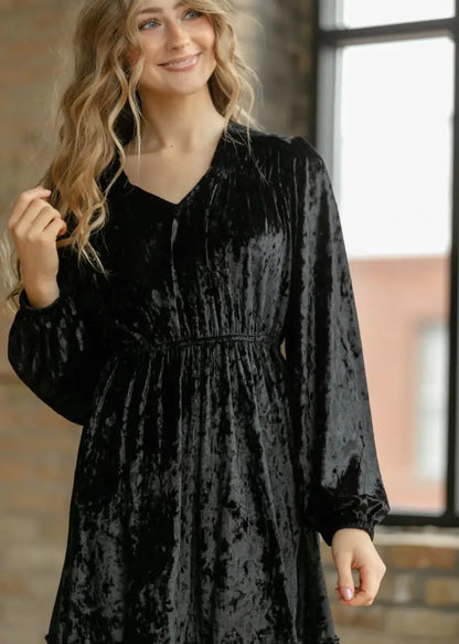 Diana Velvet Midi Dress - FINAL SALE IC Dresses
