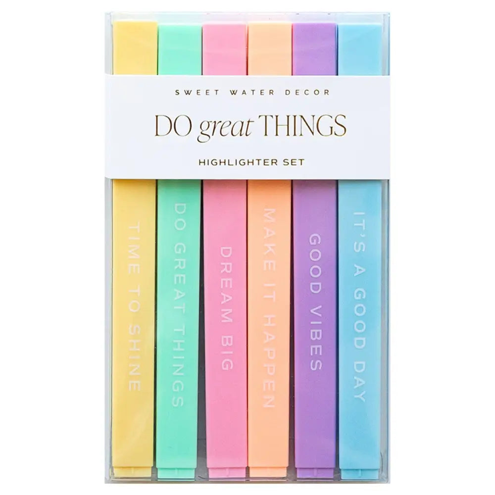 Do Great Things Highlighters Set - Highlighters