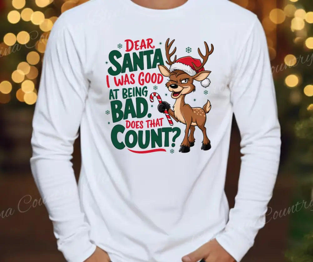 Does That Count - Multi Small / Long Shirt