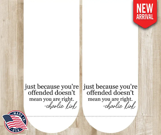 Doesn’t Mean You Are Right - Multi Socks