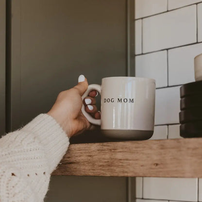 Dog Mom 14 oz Stoneware Coffee Mug Coffee Mugs