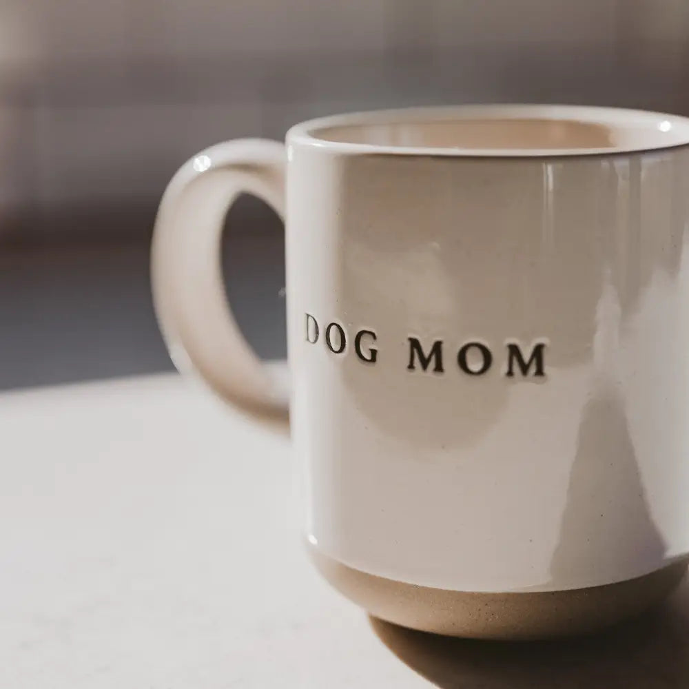 Dog Mom 14 oz Stoneware Coffee Mug Coffee Mugs