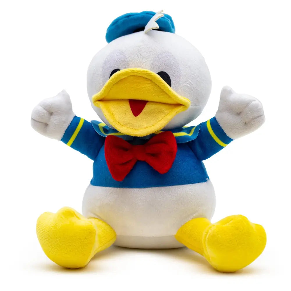 Dog Toy Squeaker Plush - Disney Donald Duck Sitting Pose Dog Toy Squeaky Plush