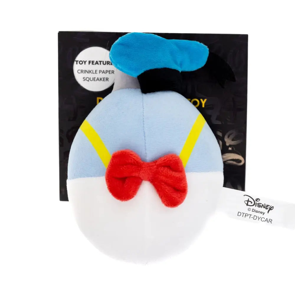Dog Toy Squeaker Plush - Disney Donald Duck Christmas Ornament Replica Dog Toy Squeaky Plush