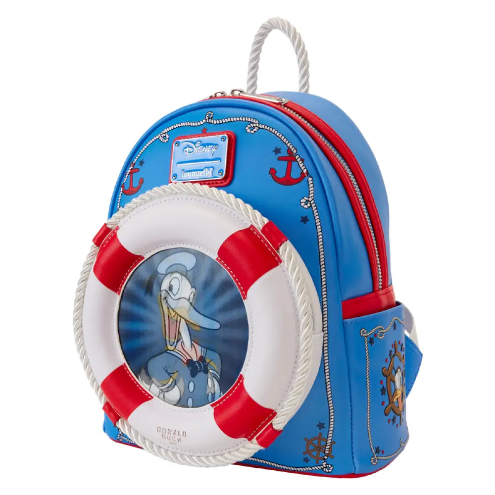 Donald Duck 90th Anniversary Lenticular Mini Backpack by Loungefly Bags & Wallets