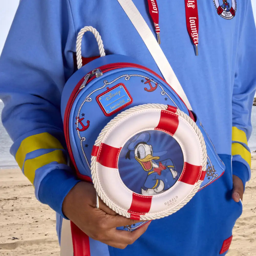 Donald Duck 90th Anniversary Lenticular Mini Backpack by Loungefly Bags & Wallets