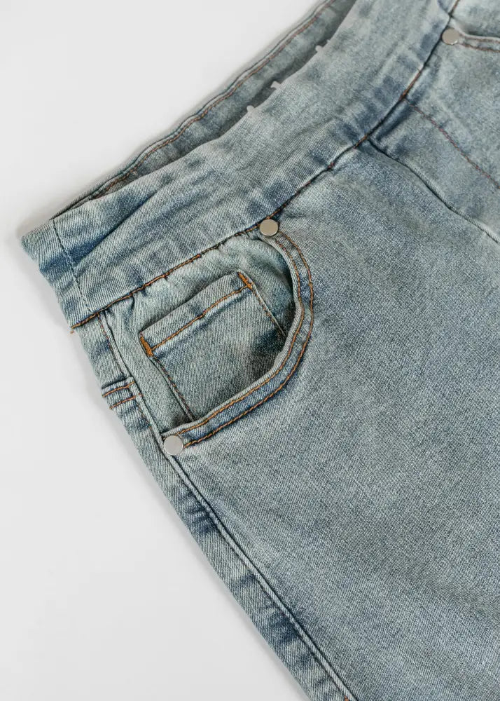 Donna Classic Wash Maxi Denim Skirt - IC Skirts