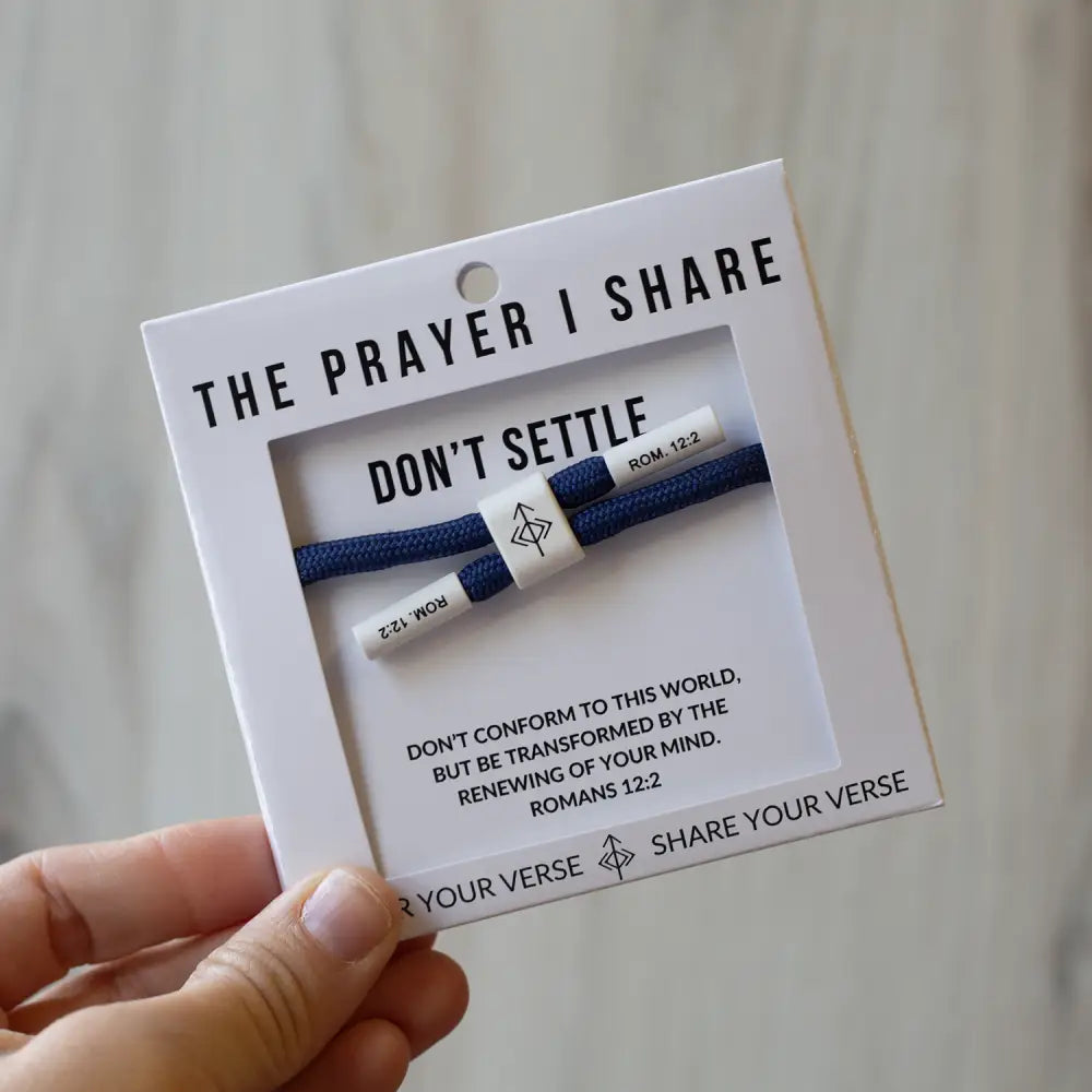 Don’t Settle Romans 12:2