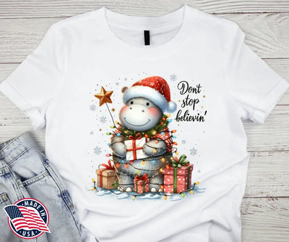 Don’t Stop Believin’ - Multi Small / Short Shirt