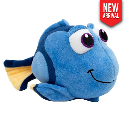 Dog Toy Squeaker Plush - Pixar Finding Nemo Dory Blue Tang Fish Full Body Pose Dog Toy Squeaky Plush