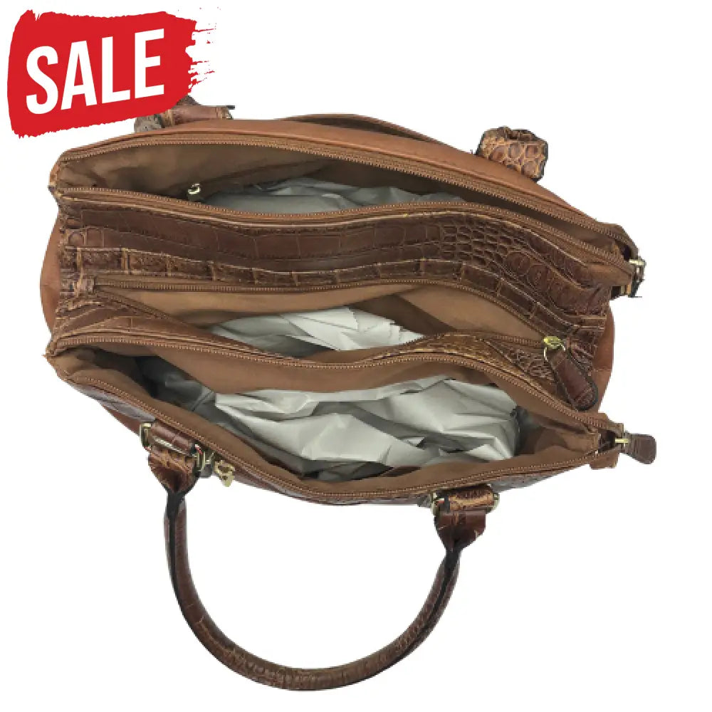 Downtown Darling – Brown Satchel Bag