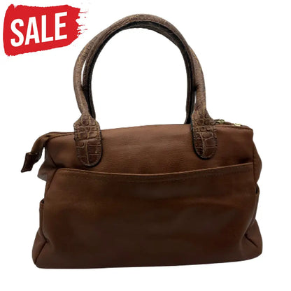 Downtown Darling – Brown Satchel Bag