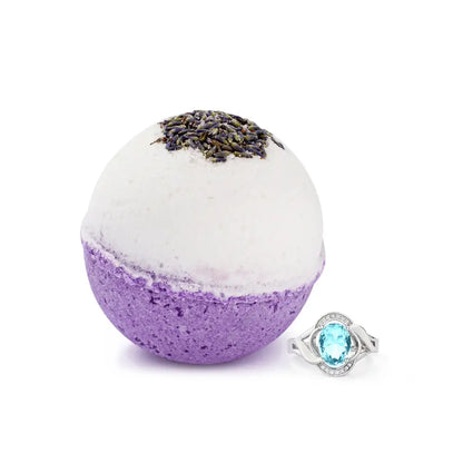 Dreamy Lavender 10oz Mystery Jewelry Bath Bomb - Bath Bomb