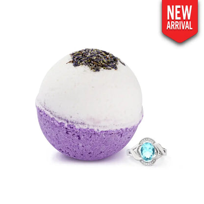 Dreamy Lavender 10oz Mystery Jewelry Bath Bomb - Bath Bomb
