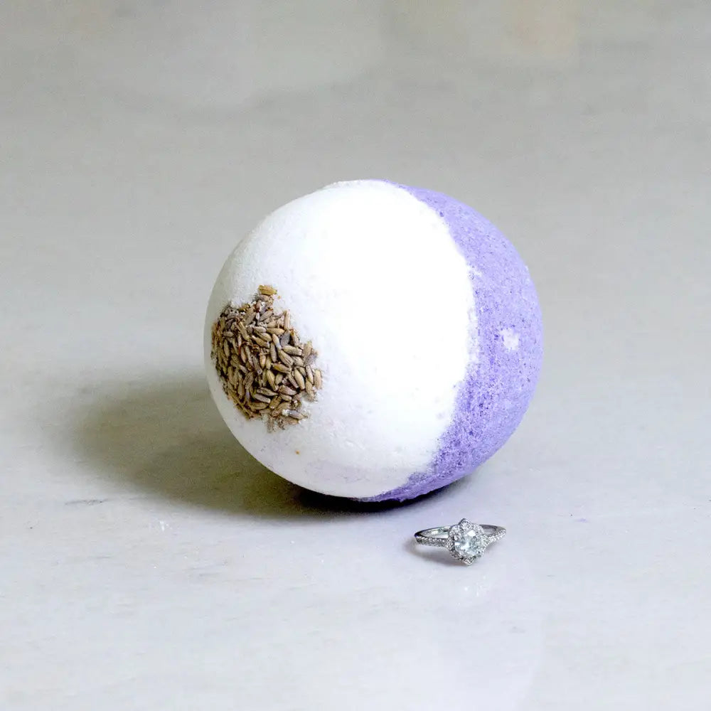 Dreamy Lavender 10oz Mystery Jewelry Bath Bomb - Bath Bomb