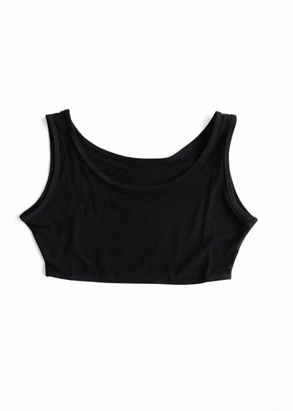 Dressy Demi Layering Tank Black / XS IC Tops